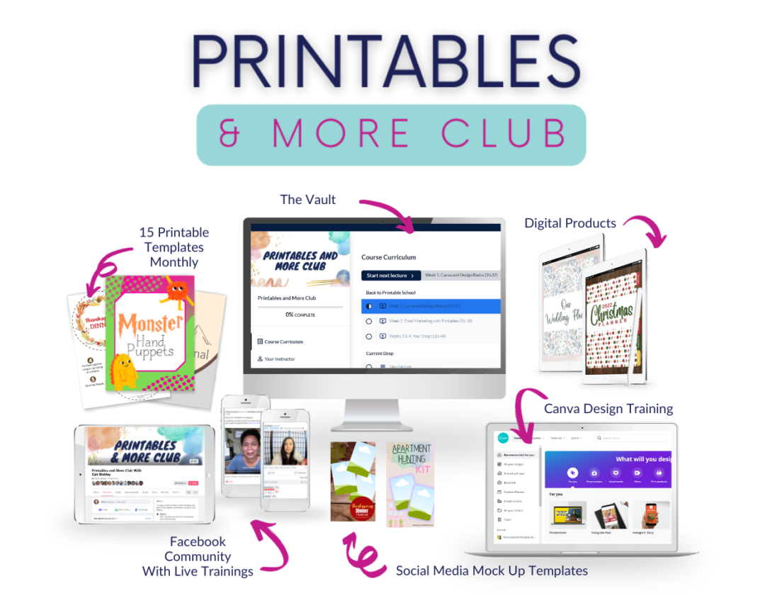 Printables &amp; More Club